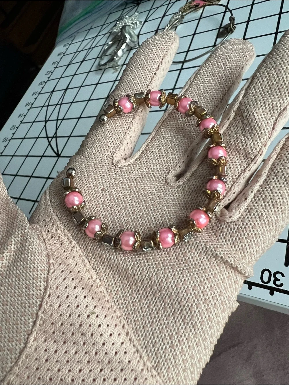 Vintage stunning pink